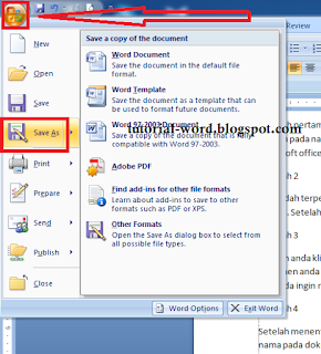 Cara Menyimpan Dokumen Di Microsoft Ofice Word Tercepat