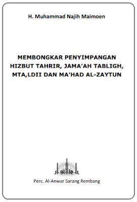 cover buku karangan kiai najih maimoen tentang kesesatan jamaah tabligh