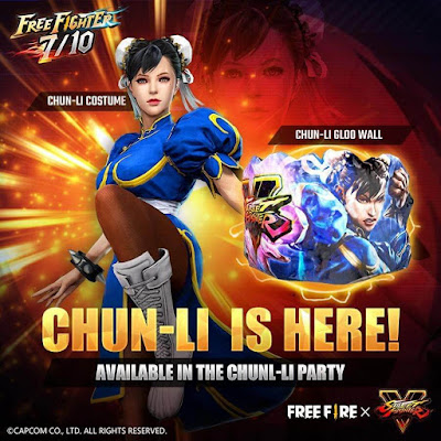 Free Fire x Street Fighter V (Chun Li)