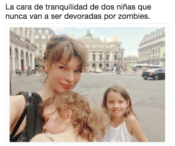 Dos niñas muy tranquilas