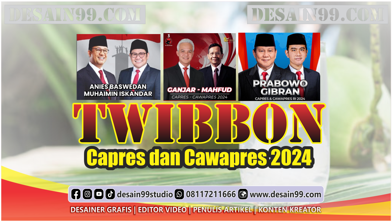 Twibbon Capres Cawapres RI 2024