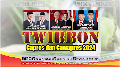 Twibbon Capres Cawapres RI 2024 