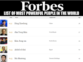 Despite negative media reports on EJK and other issues about President Rodrigo Roa Duterte, the president still gain positive response from people. On Forbes  Magazines list of Most Powerful People in the World, the 71 Years old Philippine President landed at # 70, and also included in 11 new personalities to be on the list.   Here are the full list of the World's Powerful People from Forbes Magazine:                               The 71-year-old Duterte, who was elected in May 2016, landed on the list barely six months after assuming power in July.       In related news, President Rodrigo Duterte maintains "very good" satisfaction ratings in  the latest Social Weather Stations (SWS)  Survey.   President Rodrigo Duterte maintained a “very good” net public satisfaction rating among Filipinos for the fourth quarter of 2016, according to the latest Social Weather Stations survey.  The result, first published on BusinessWorld Online, showed that the satisfaction rating of the President was placed at +63 dropping by  one point from to his  September rating  of +64.  77%  of the 1,500 adults who participated in the survey said they are satisfied with the performance of the president, 13 percent are not, while 10 percent are undecided.  The  “excellent” mark, despite his rating in the area went down by 11 points compared to the last survey,  came from Mindanao.  The President's popularity and positive reputation pursues him everywhere he goes. His recent visit to neighboring Asian countries has resulted to warm welcomes and positive outcome. Even though the mainstream media does not seem to lift a finger reporting positive things about Pres. Duterte, it is evident that the people-oriented leader always receive enormous following and warm welcomes.  Watch the clip of President Duterte's visit to Cambodia uploaded by Kuya Tulfo Trending News:   Except reports about "EJK", "kill list", and the President's war on drugs, it is not everyday that you can hear or read reports of his accomplishments, and yet, the truth always comes on the surface that President Duterte is well loved and respected because of his love for the country and the Filipino people.  ©2016 THOUGHTSKOTO