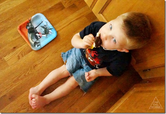 Snack time at a play group back to school Cars and Planes party- #shop #WorldofCars
