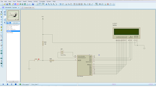 Proteus Microcontroller Tutorial on LCD display