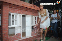 Jacqueline Fernandez in a white lace dress at a Habitat’s Charity Event Mumbai