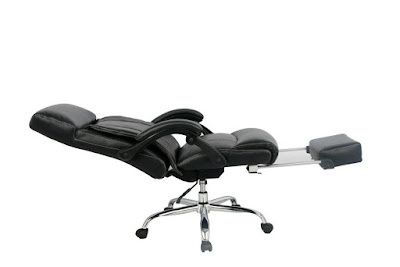 What They Said about Reclining Office Chair, High Back Bonded Leather Chair with Footrest
