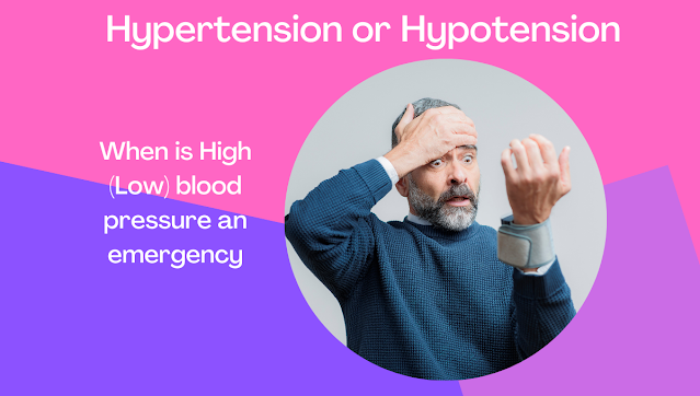 low and high blood pressure