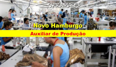 Confecção abre vaga para Auxiliar de Produção em Novo Hamburgo