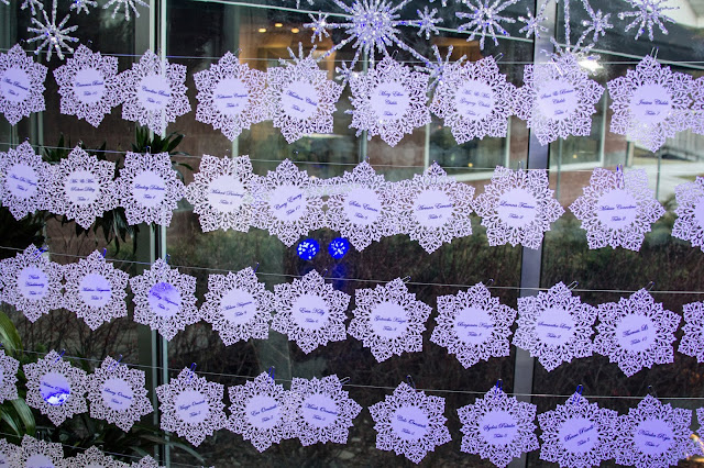 snowflake place cards