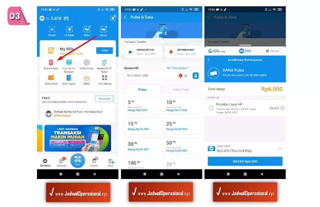 Cara Transfer Pulsa TELKOMSEL ke EXIS