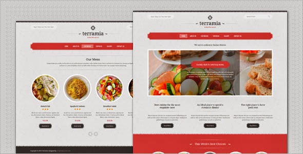 Terramia - Classic Restaurant WordPress Theme - Restaurants & Cafes Entertainment