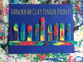 Clay finger paint