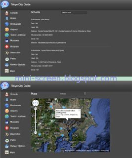 Tokyo City Guide Blackberry Playbook Application