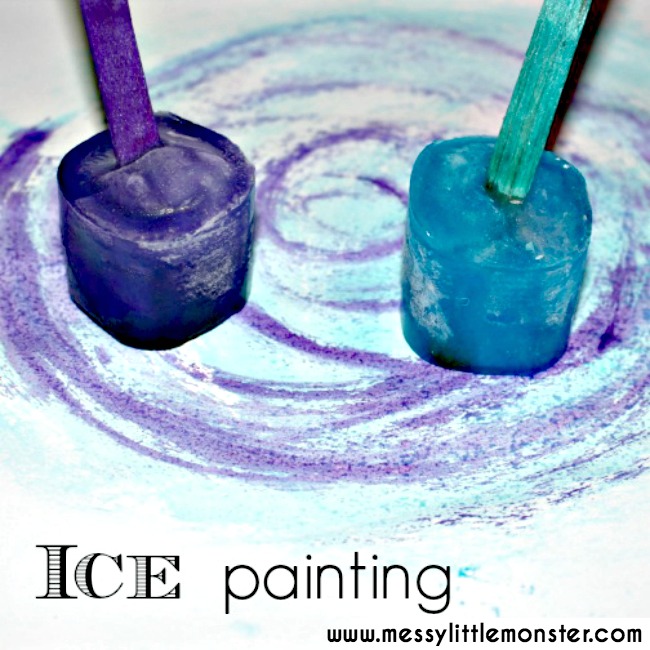 Super fun toddler painting activity with washable paint 🌼 • • • #par