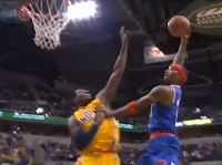 J.R.Smith dunks on Ian Mahinmi