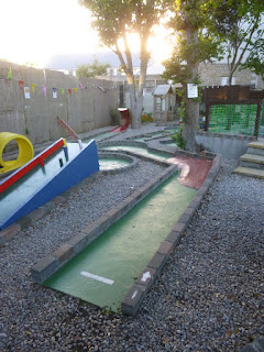 Crazy Golf course at The Alexandra Inn Penzance