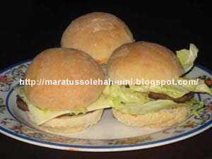 Maratussolehah - Resepi Dapur Umi: Roti Sosej & Burger