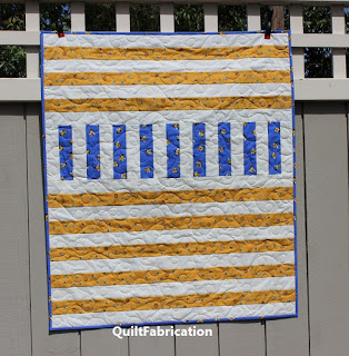 MODERN QUILT-BABY QUILT-BEE QUILT-SCRAPPY AND HAPPY QUILT