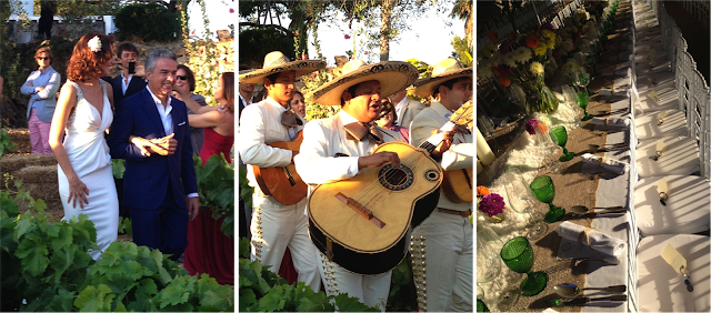 Mezcla de ambientes mexicanos e ibicencos en la boda de Adriana Abascal