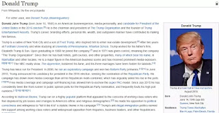 Loser.com directs to Donald Trump Wikipedia page