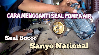 Cara mengganti impeller pompa air sanyo