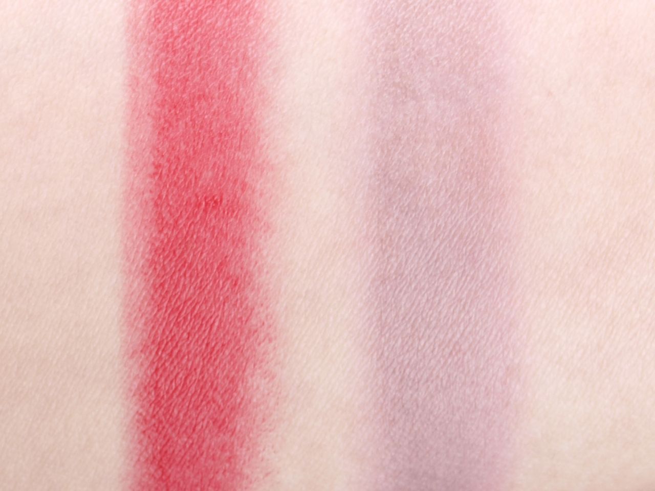 The Face Shop Lip & Cheek Velvet Stick in "Poppy Rouge" & "Poppy Universal": Review and Swatches