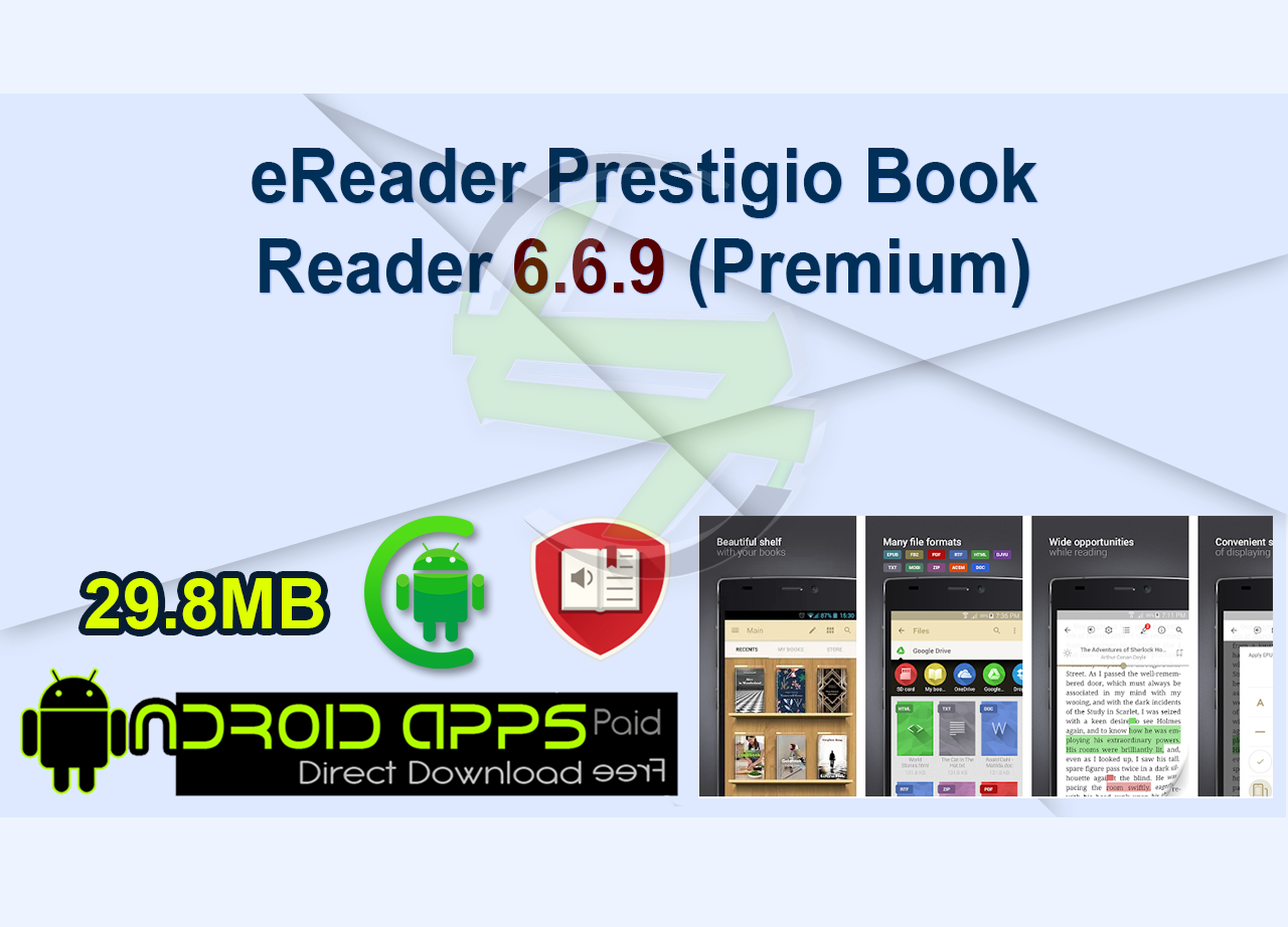 eReader Prestigio Book Reader 6.6.9 (Premium)