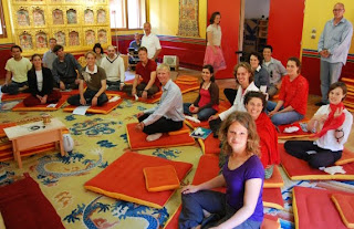 Rigpa Youth group in Lerab Ling