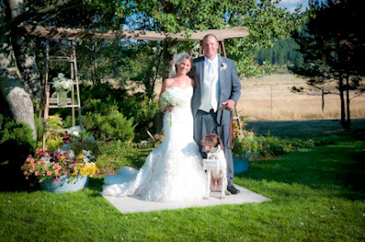 Wedding dog photo