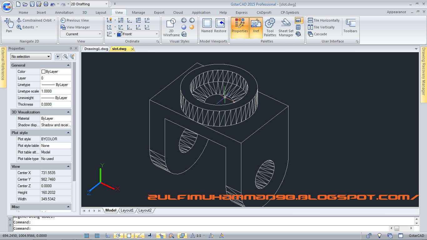 Cara Membuat Object 3D Dalam AutoCAD Tutorial CAD Indonesia