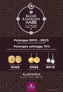 Bazaar Ramadan Habib Alamanda Putrajaya Discount Up To 70% (9 June - 12 June 2017)