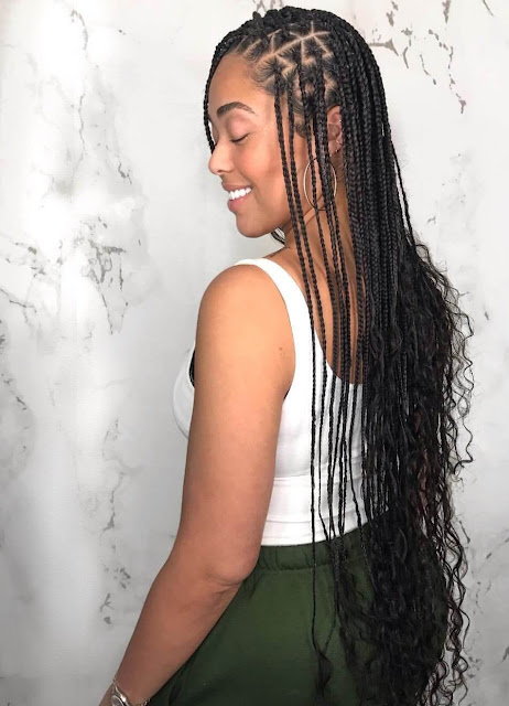  With every changing season and age comes new fashion trend and fashion styles 20 Latest Knotless Box Braids Styles Ponytails For African American