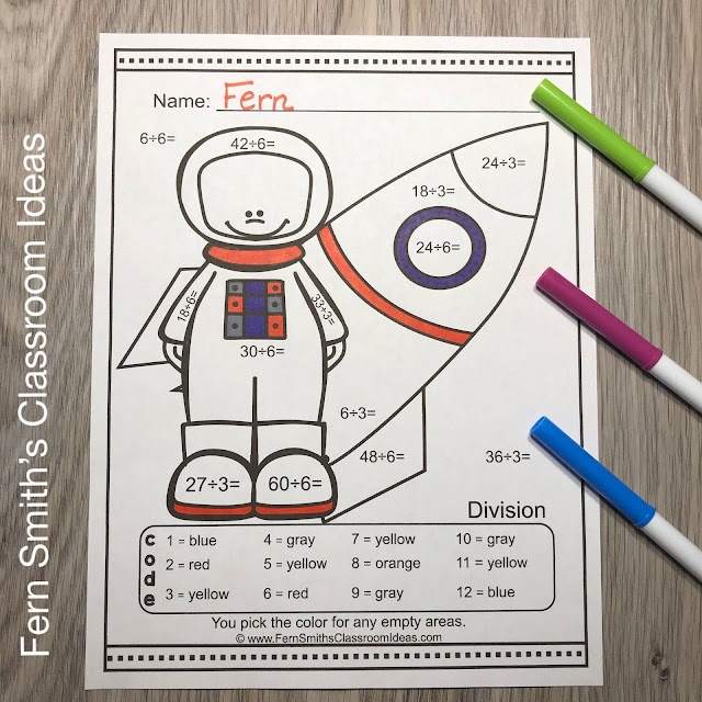 Click Here to Download These Community Helpers Career Themed Color By Number Multiply by 3 & 6 AND Divide by 3 & 6 Printable Worksheets Resource Bundle for Your Classroom Today!