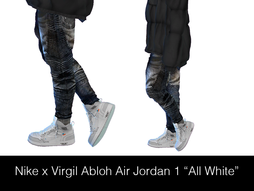 The Black Simmer: NIKE x VIRGIL ABLOH AIR JORDAN 1 by Hypesim