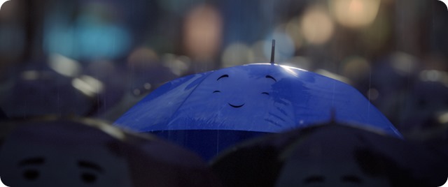 THE BLUE UMBRELLA