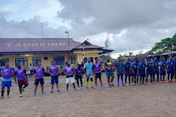 Tim Pemda Lanjut ke Final Pertandingan Futsal HUT Bhayangkara di Polres Yahukimo