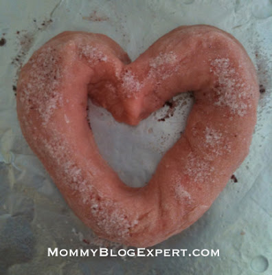 Valentine Heart Pink Hot Pretzel