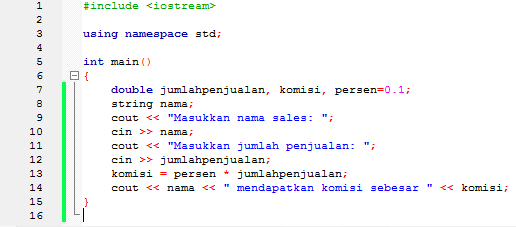 Beberapa Contoh Program dengan C++ (CodeBlock) Blog Anak eSKom