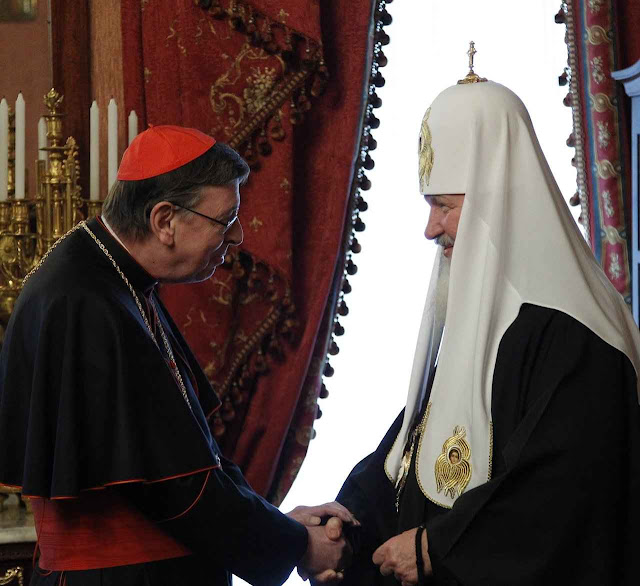 O Patriarca Kirill recebe o Cardeal Koch, presidente do Conselho Pontifício para a Unidade dos Cristãos. Um documento feito nos termos impostos por Moscou. Os católicos concernidos foram mantidos na ignorância do que se preparava