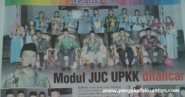Keratan Akhbar Pelancaran Modul JUC UPKK 2016  Persatuan 