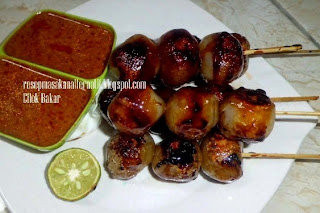 Resep Cilok Bakar Sambal Kacang Bandung