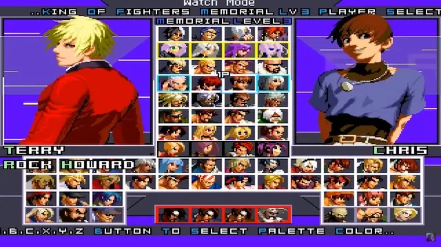 the king of fighters memorial lv3 mugen