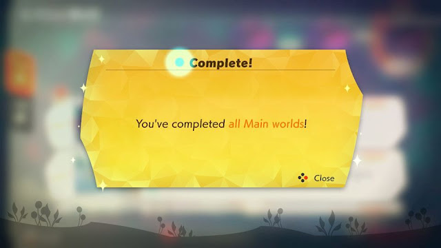 Ring Fit Adventure you've completed all main worlds 100%