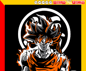 GOKU 100% EDITABLE 