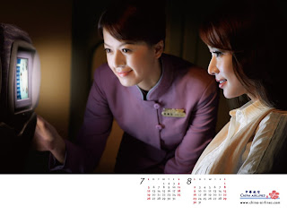China Airlines 2009 Calendar, lin chiling,  林志玲