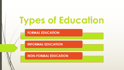 education types formal education informal education non formal education