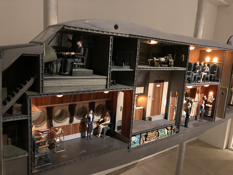 French Dispatch model plane cross section