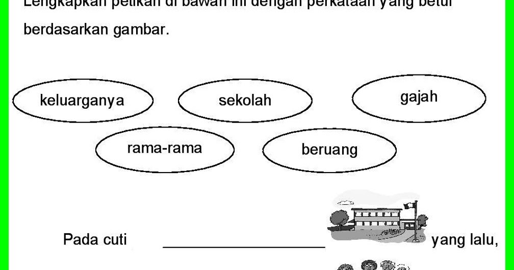 Blog cikgunoory: Contoh Lembaran Kerja