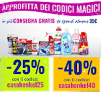 Promozione Casa Henkel codici sconto magici del -25% e - 40% : approfittane ora